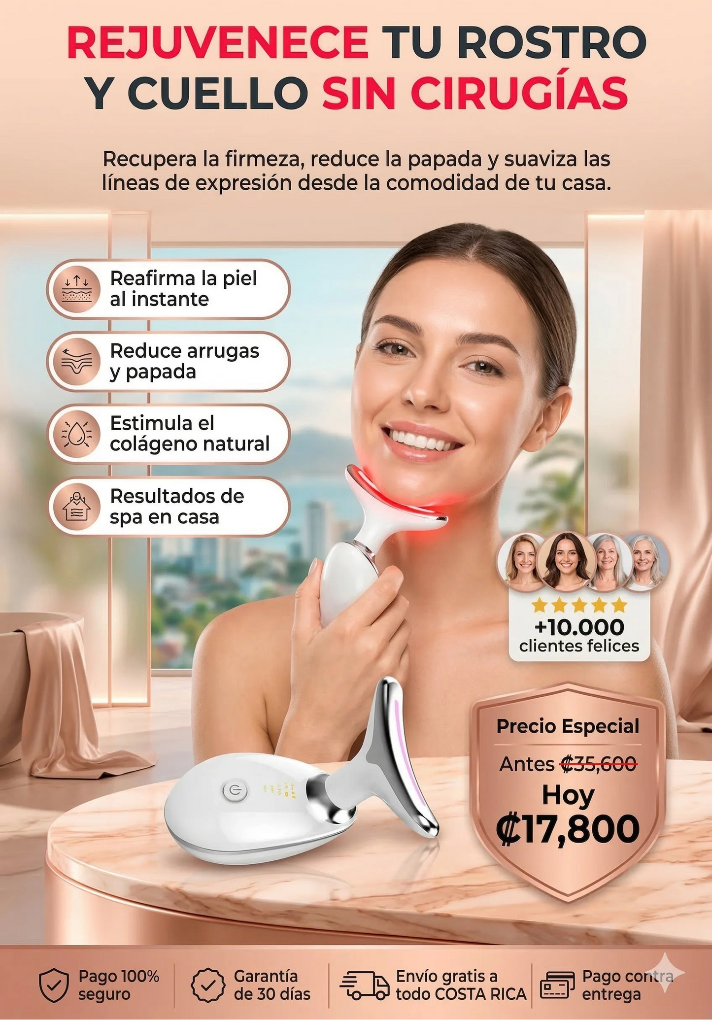 ContourLift™ – Masajeador Facial Reafirmante