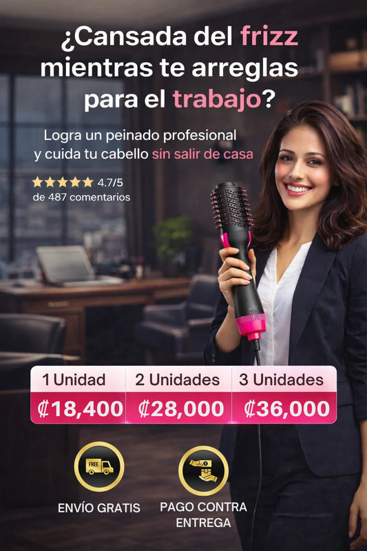 Cepillo Secador y Voluminizador 3 En 1 One Step