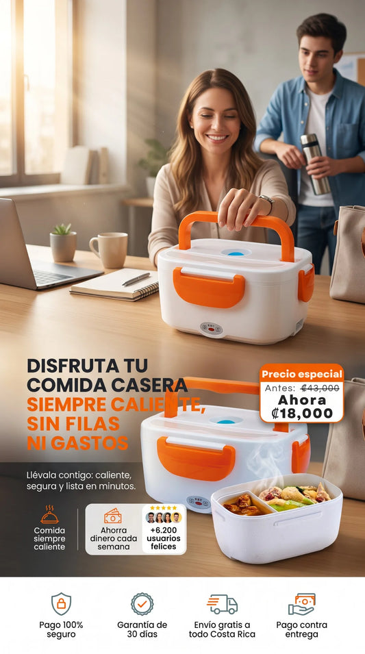 Lonchera Eléctrica Portátil Orange