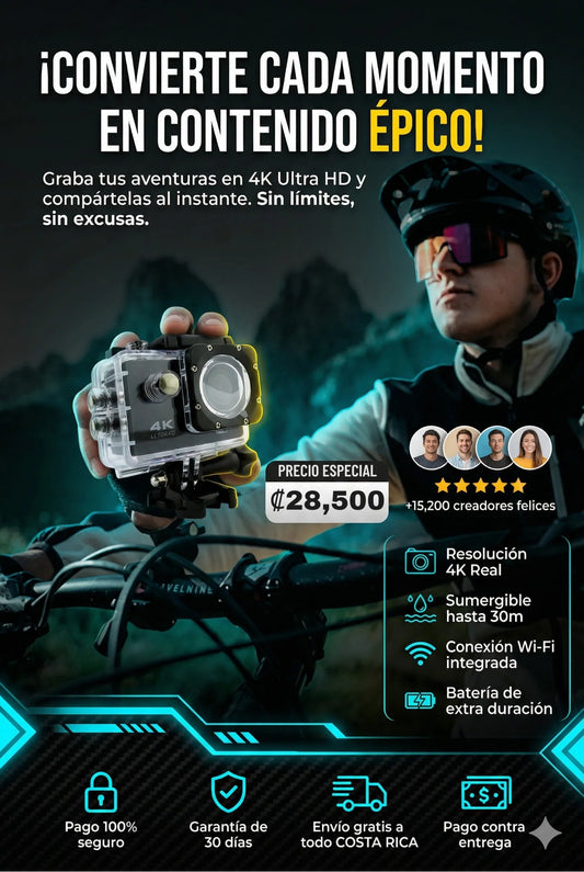 Cámara Deportiva 4K SPORTS